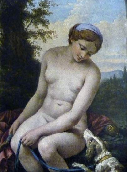 Louis Jean Francois Lagrenee Diana at her Bath Germany oil painting art